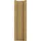 Ekena Millwork 5 1/2-in W x 14-in D x 18-in H Funston Slat Rough Cedar Woodgrain TimberThane Outlooker, Primed Tan OUTUR055X14X18FST24RCPR - alternate 2